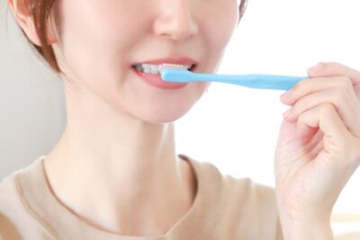 受診前には歯磨きを